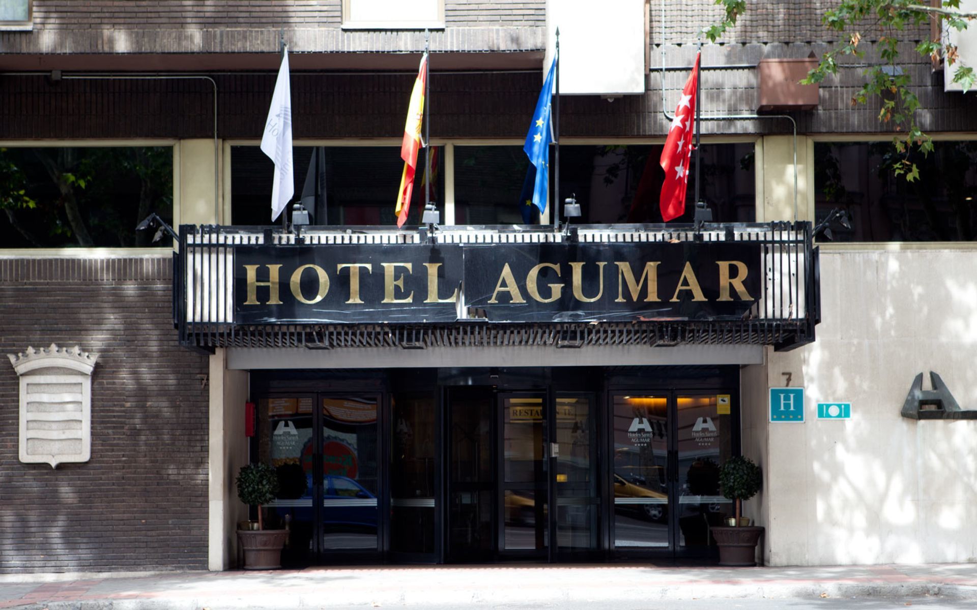 Hotel Agumar Madrid Exterior foto